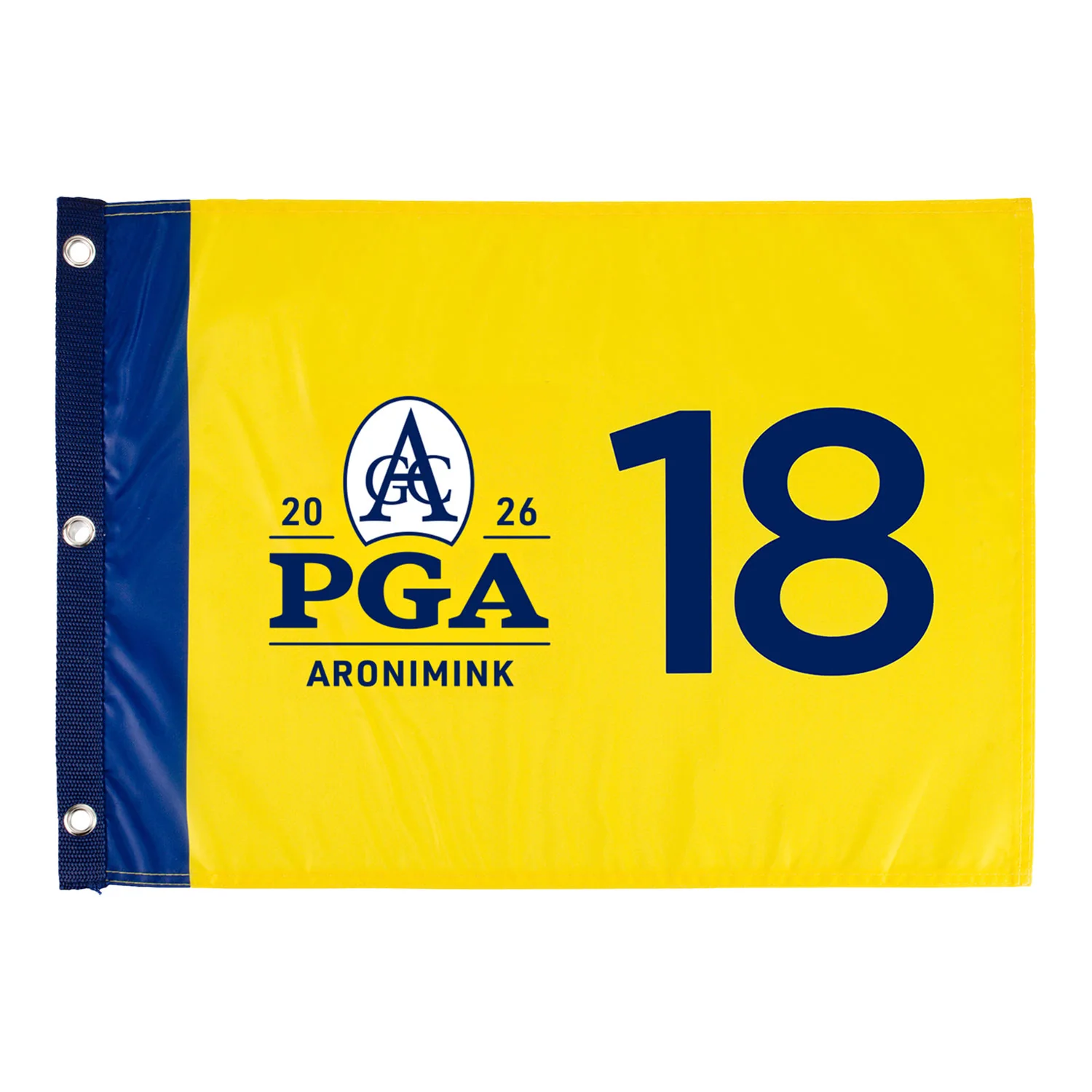 Ahead 2026 PGA Championship Screened Flag in Yellow