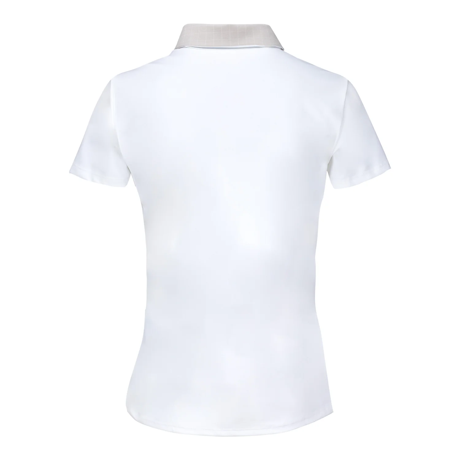 Adidas 2026 PGA Championship Women's Grid Pattern Polo in Beige - Image 2