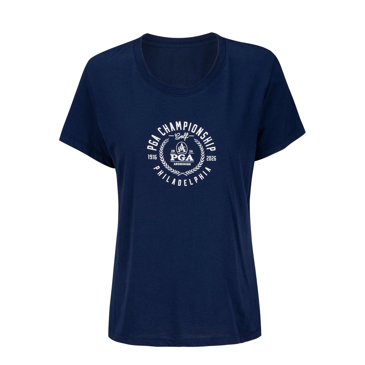 Under Armour 2026 PGA Championship Women's Performance Cotton Crew T-Shirt in Midnight Navy