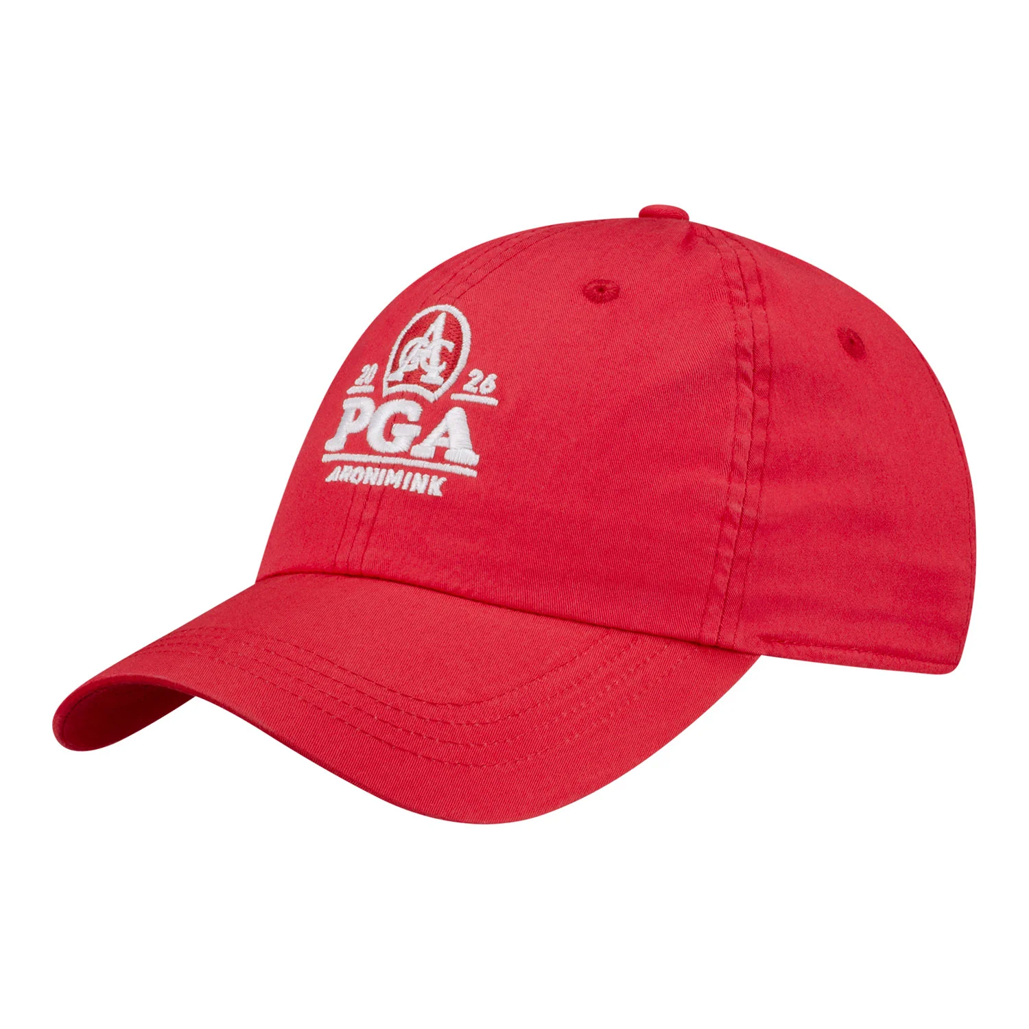 Ahead 2026 PGA Championship Shawmut Cotton Hat in University Red - Image 2