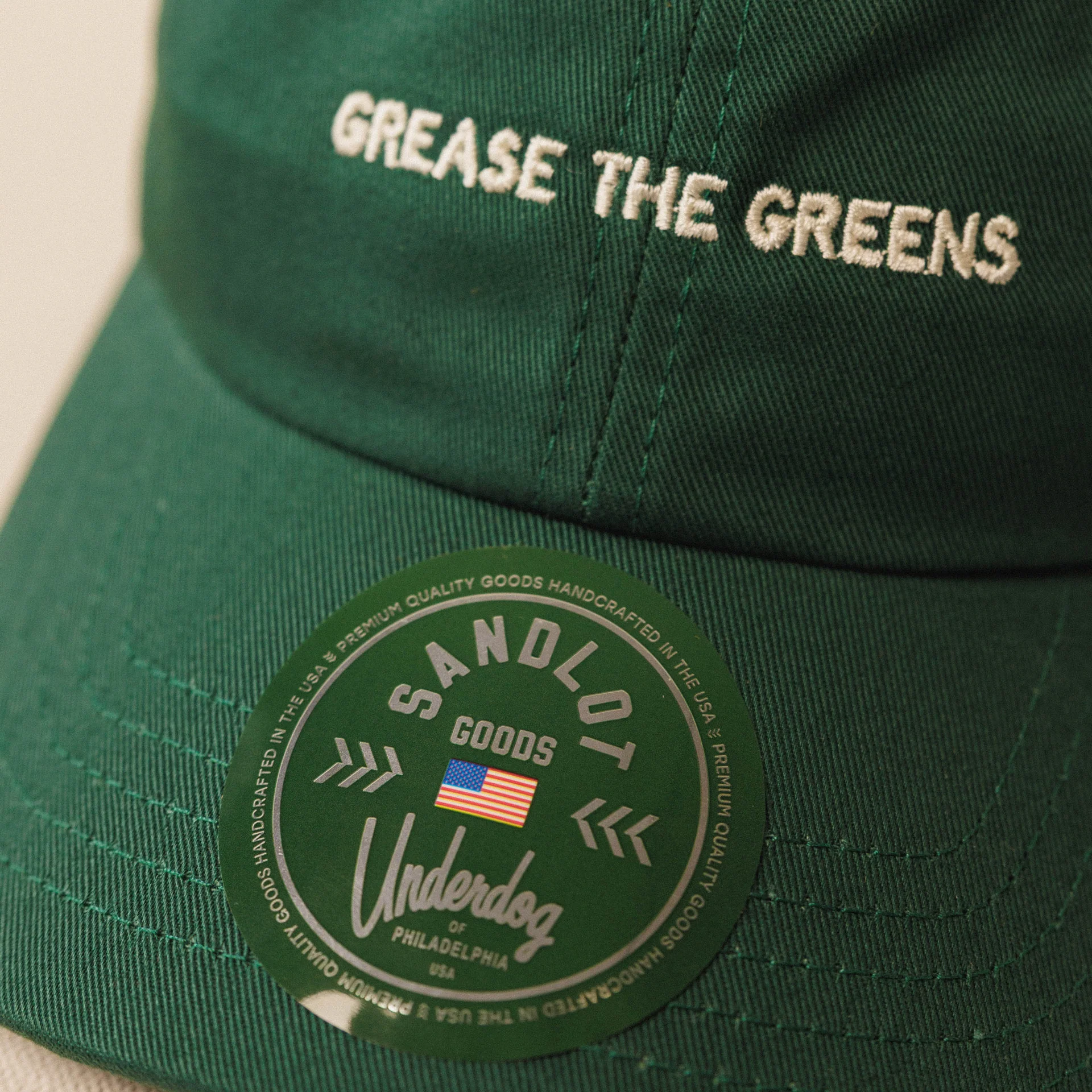 Underdog 2026 PGA Championship Grease the Greens Dad Hat in Green - Image 3