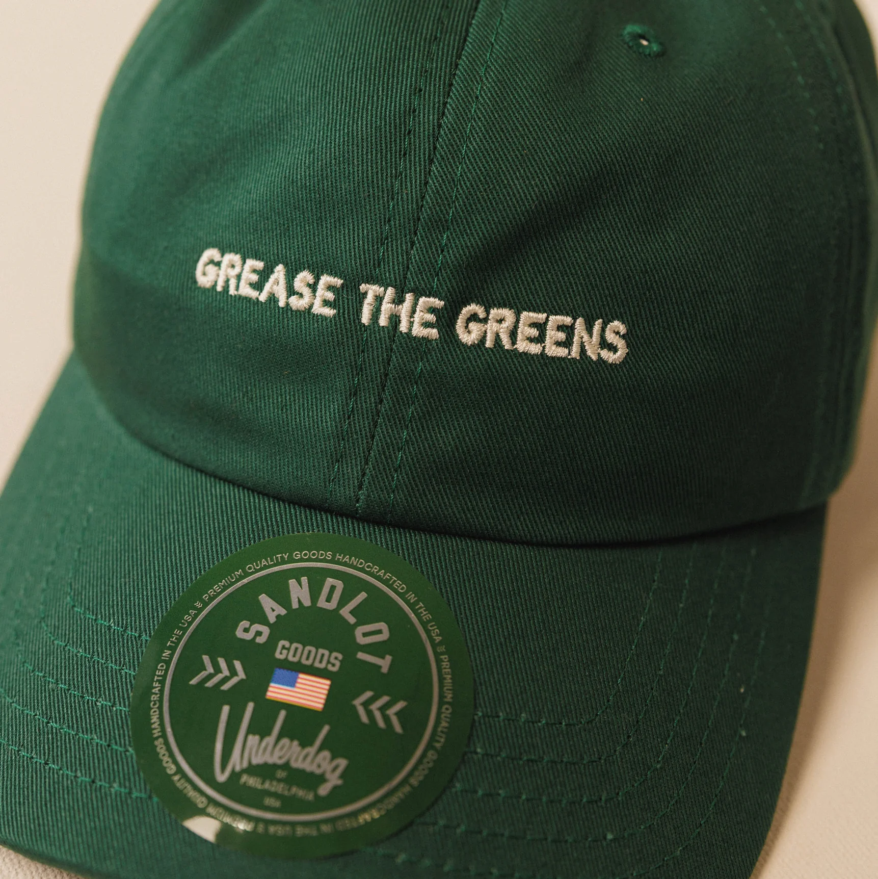 Underdog 2026 PGA Championship Grease the Greens Dad Hat in Green - Image 4